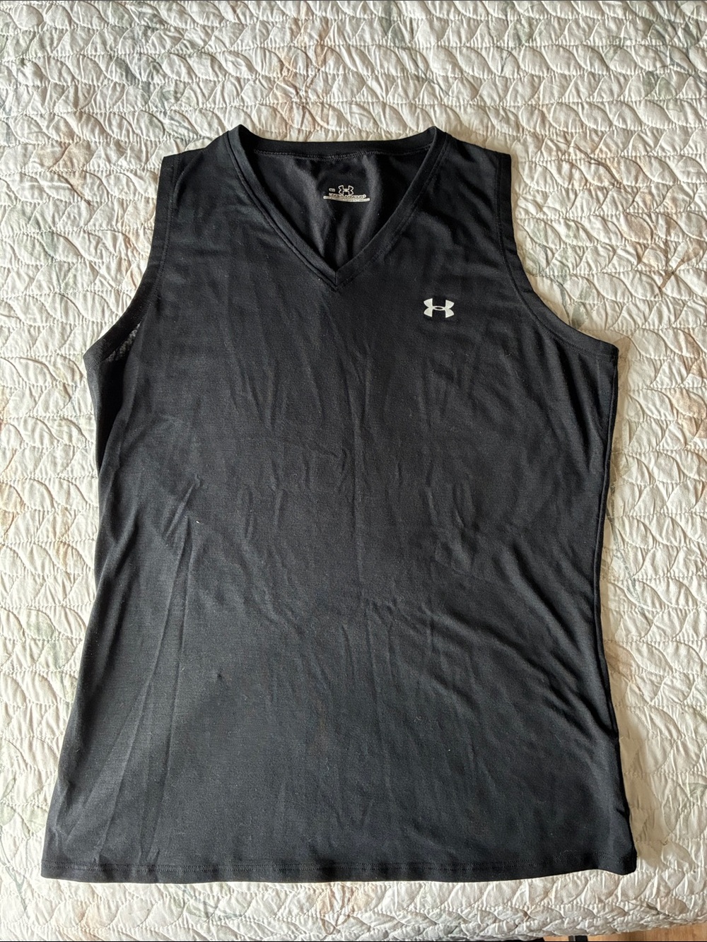 Under Armour Black V-Neck Women's Tank Top